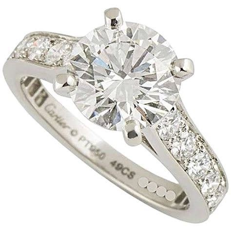 cartier solitaire 1895 platinum diamond price|Cartier 1895 engagement ring price.